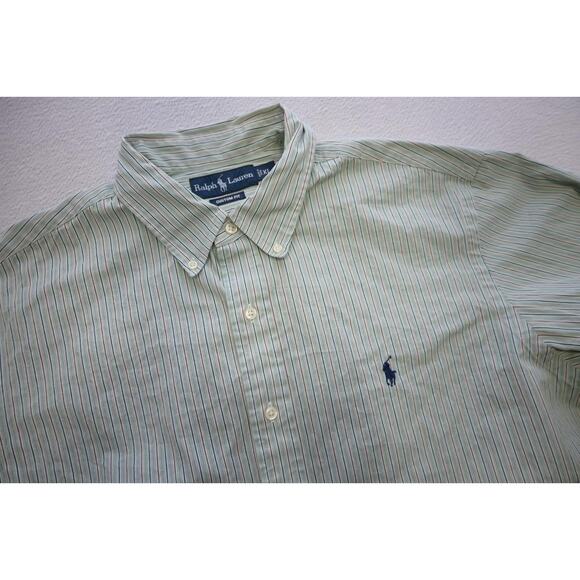 Polo Ralph Lauren Dress Shirt Custom Long Sleeve Striped Button Up Mens Size XL - Picture 5 of 8